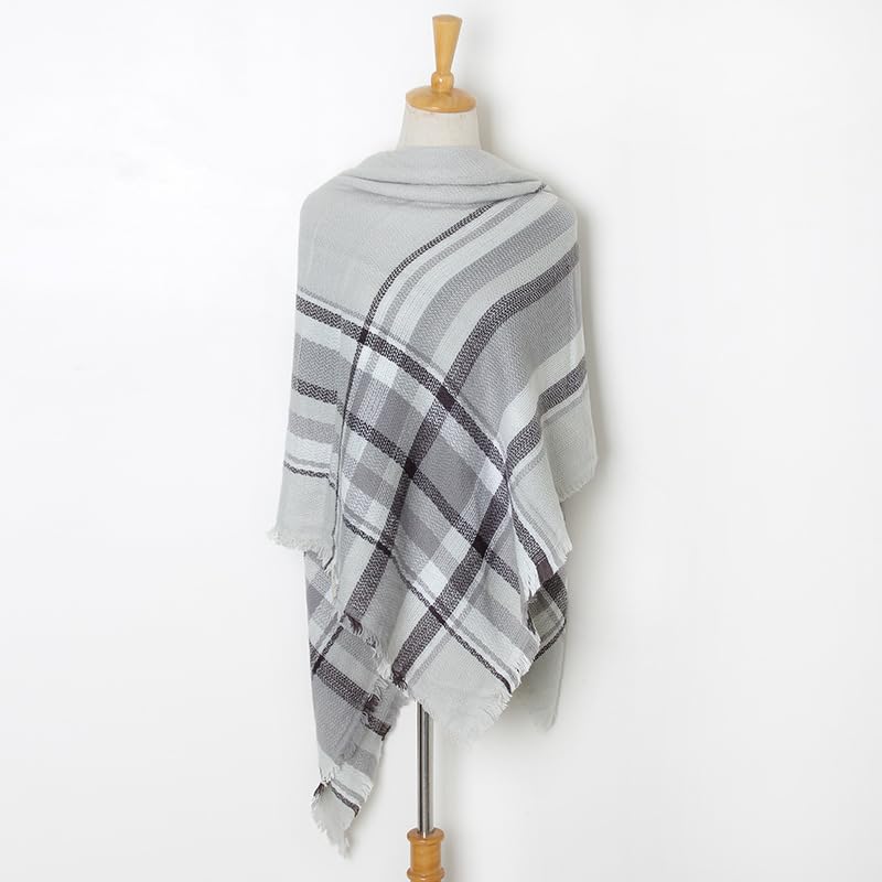 Neal LINK Women's Scarves Wraps Warm Blanket Scarf Shawl Winter Plaid Scarfs for Women - Image 2